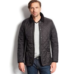 Barbour x Pantone men's quilted jacket grey